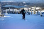 With the newly added 6-person chairlift that drops you off at the top of Big Mountain facing Whitefish Lake, snowboarding and skiing has never been this good.